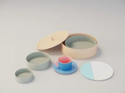 Gathering Series by Chi and Chi tableware  3D model