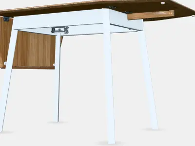 IKEA PS 2012 Drop-leaf table Low-poly 3D model buy
