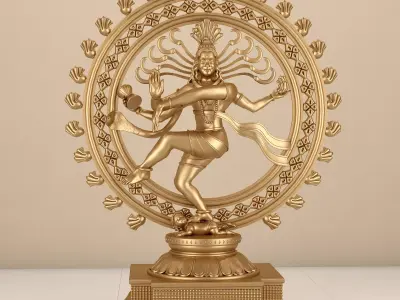 Shiva Nataraja 3D Sculpture 3D model