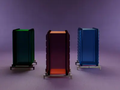 Glass Blocks 3D model