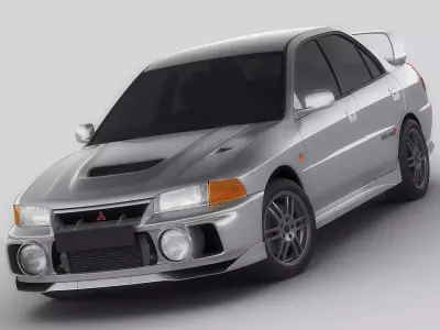  Mitsubishi Lancer Evo IV 3D model