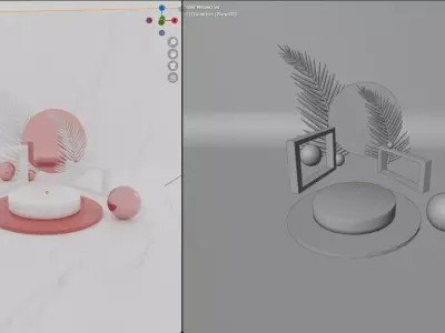 Product display Low-poly 3D model