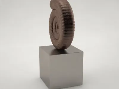 Lomont Fossils Sculpture Free 3D model