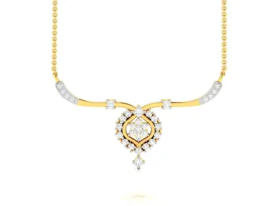 Women Necklace 3dm STL FBX OBJ Render Details 3D print model purchase
