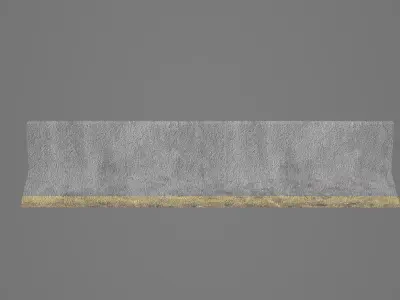 Roadblock Low-poly 3D model