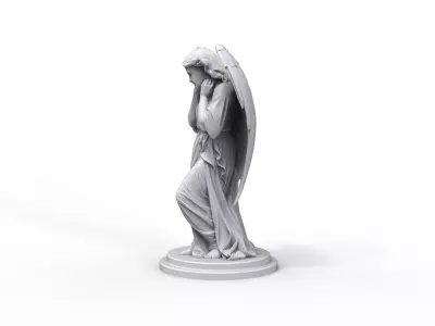 Angel Statue Sculpture  -  3D Print Model  3D print model
