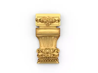 Classic carved decor ornament 478 3D print model