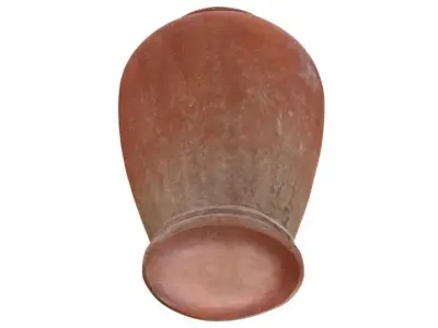 3D Scanned Clay Pot Free low-poly 3D model
