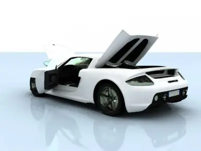 Porsche Carrera GT 3D model