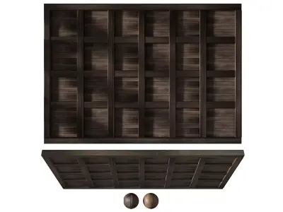 Wooden ceiling 3D model