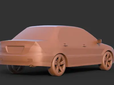 Mitsubishi Lancer IX 2005 3D print model