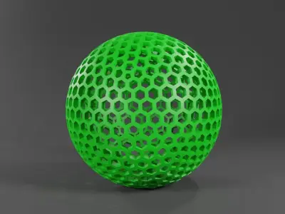 AIRLESS BALL - 2 VERSIONS 3D print model
