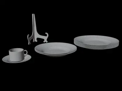 Decorative Plates Free 3D model