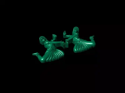 Indian Classical Dancing 3D print model