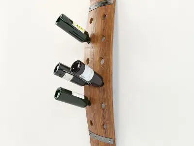 Wine barrel 3D model