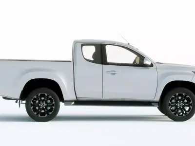 Mitsubishi L200 Extended Cab 2019 3D model