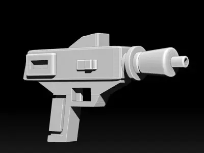 Cloud City Security Pilot Cloud Car blaster 3D print model