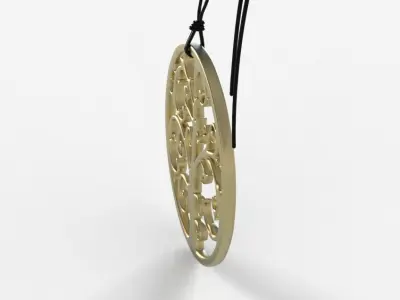 Tree Pendant 001 3D print model