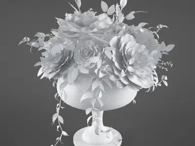 Floral arrangement 3D model