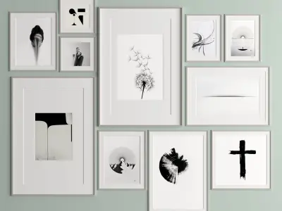 Art Frame 304 Low-poly 3D model