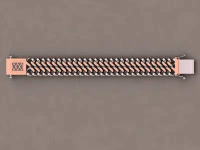 Chain Bracelets 23 3D print model