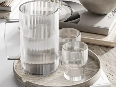 Decorative set04 3D model