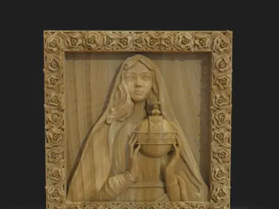 HOLY MARY 3D print model