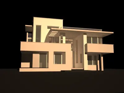 3d model of residence 3D model