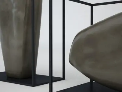 Decorative Outdoor Oil Lamps 3D model