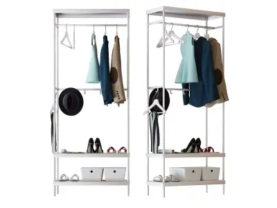 Ikea ikea MAKKAPER Hanger with storage compartment 3D model