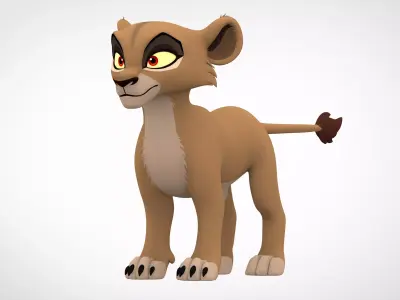 Zira Cub 3D model