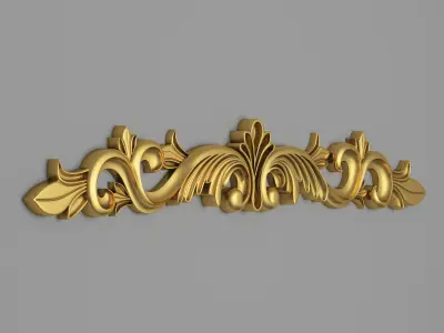 Classic Carved 019 3D model purchase