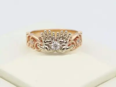 Jewelry Baby Hands Ring 3D print model