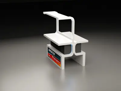 Battery Racks or Battery Cabinets 3D model