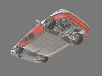 Toyota Corolla Twincam AE92 3D model