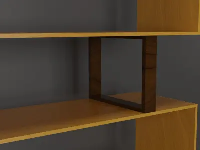 Bookshelf bookcase Free 3D model