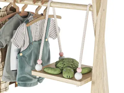 Kid Clothes set 01 3D model