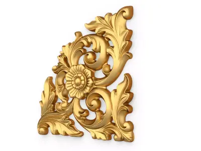 Decorative Classic Corner Element 03 3D print model