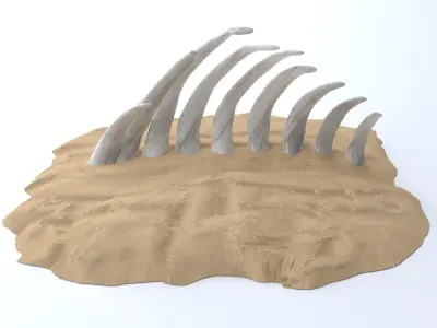 Jabbas Throne Room - Set 9a - Rancor Cave Attributes 1-18 scale Free 3D print model