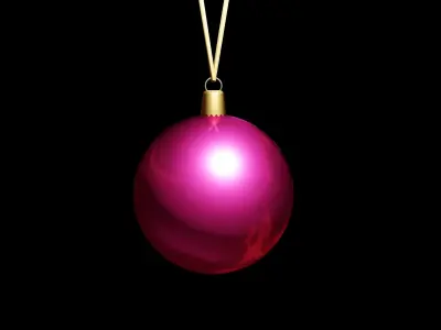 Christmas Ornaments Set Free low-poly 3D model