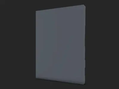 Worn Stone Wall Kitbash 3D model