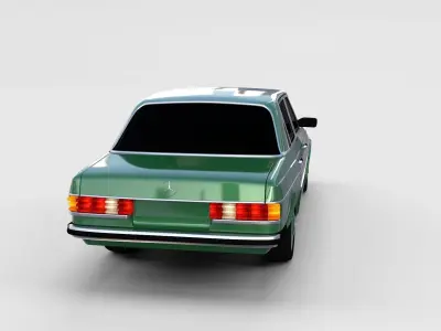 Mercedes-Benz W123 rev 3D model
