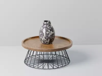 Coffee Table model 2 Low-poly 3D model