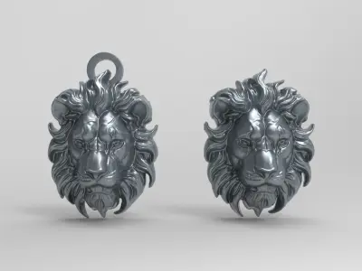 tiger pentant  3D print model