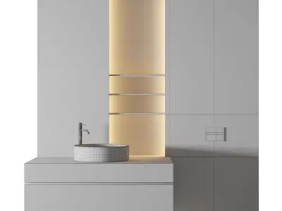 Luxury Bathroom 130 3D model