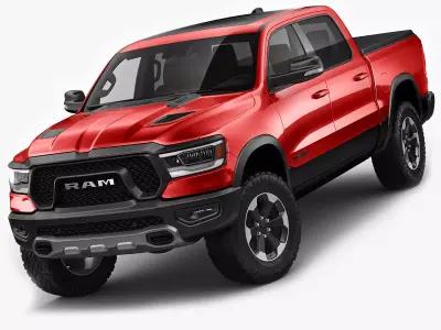 Ram 1500 Rebel 2019 3D model