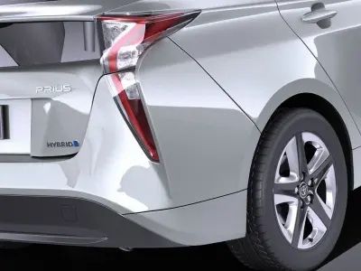 Toyota Prius 2018 VRAY 3D model
