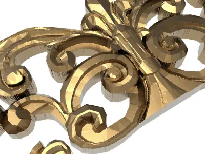  decorative pattern ready for 3D printing 3D model 315