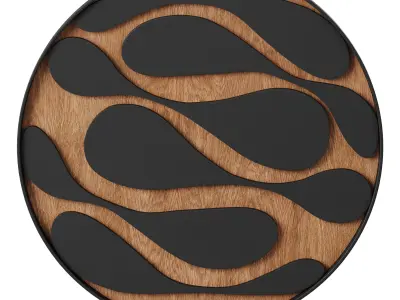 Rustic Wood Wall Art by Woodboz Wall Art 3D model