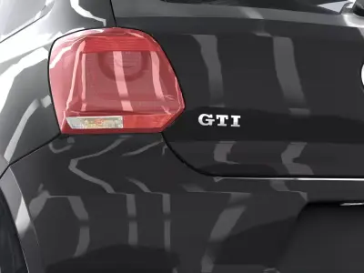 Volkswagen Polo Tune Low-poly 3D model